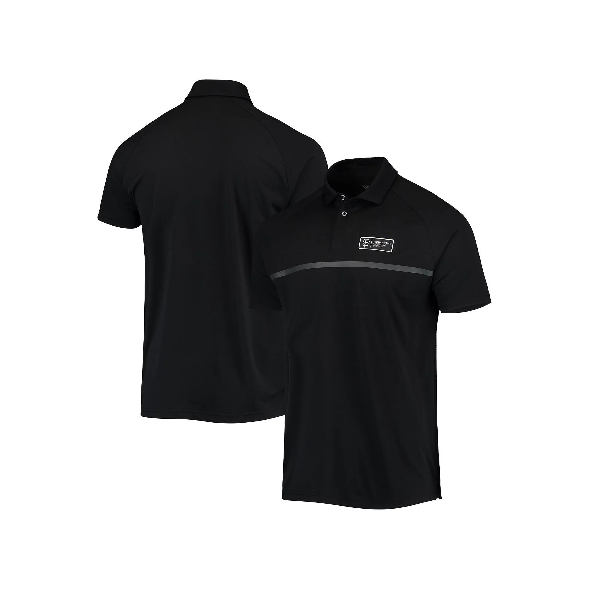 Men's Levelwear Black Boston Red Sox Sector Raglan Polo, Size: 2XL Product Image