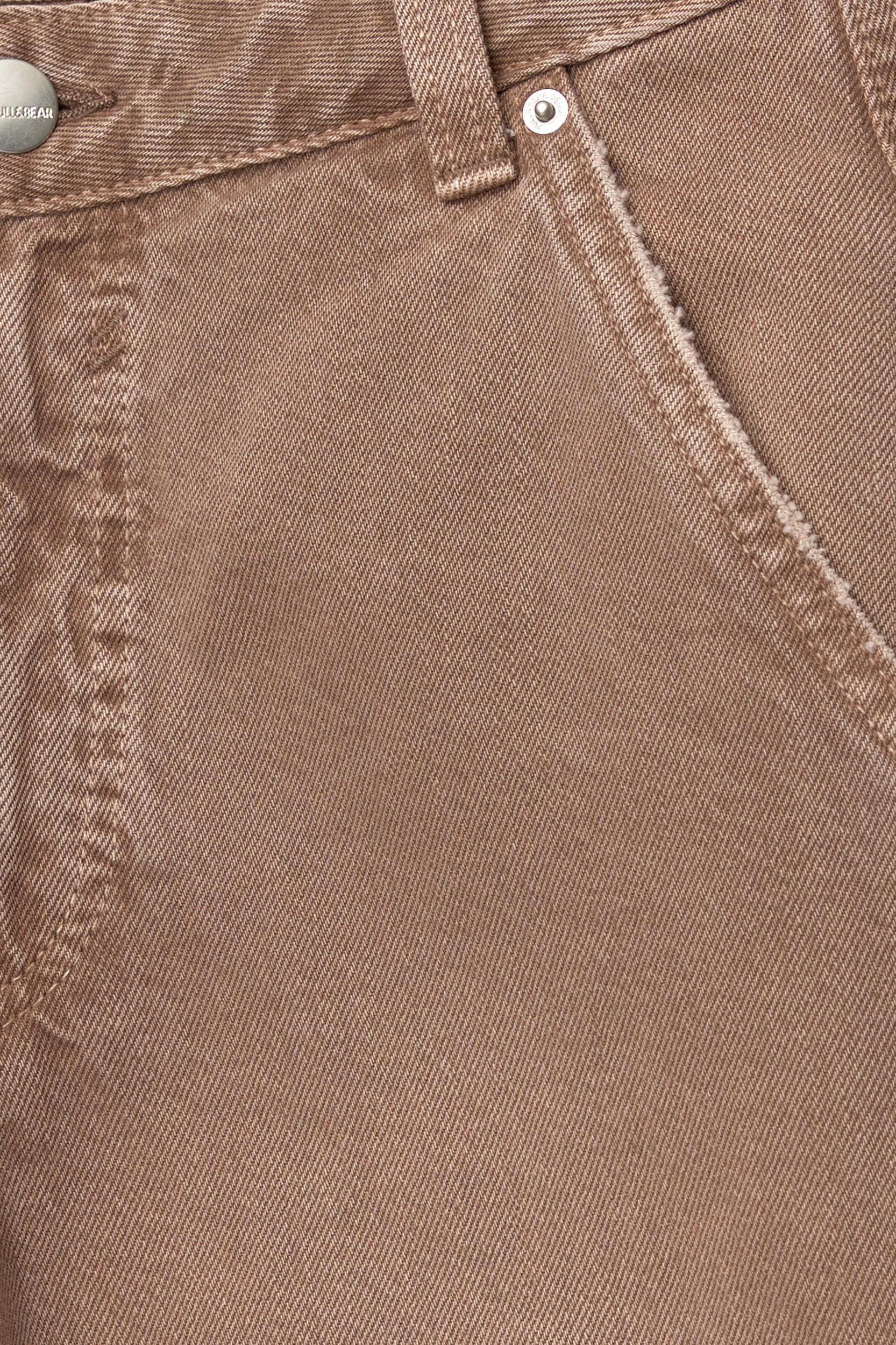 Brown carpenter Bermuda shorts Product Image