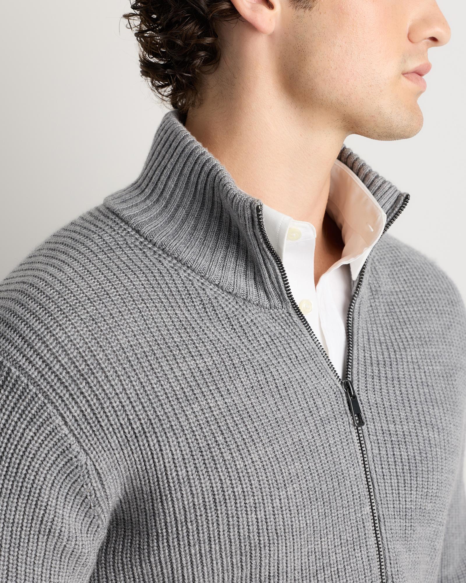 Quince | Men's Australian Merino Wool Full Zip Sweater Size XL Product Image