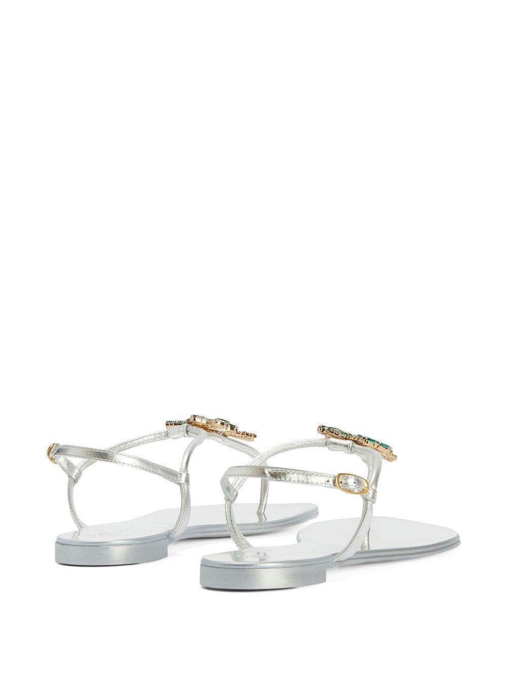 Venice Beach leather flat sandals Product Image