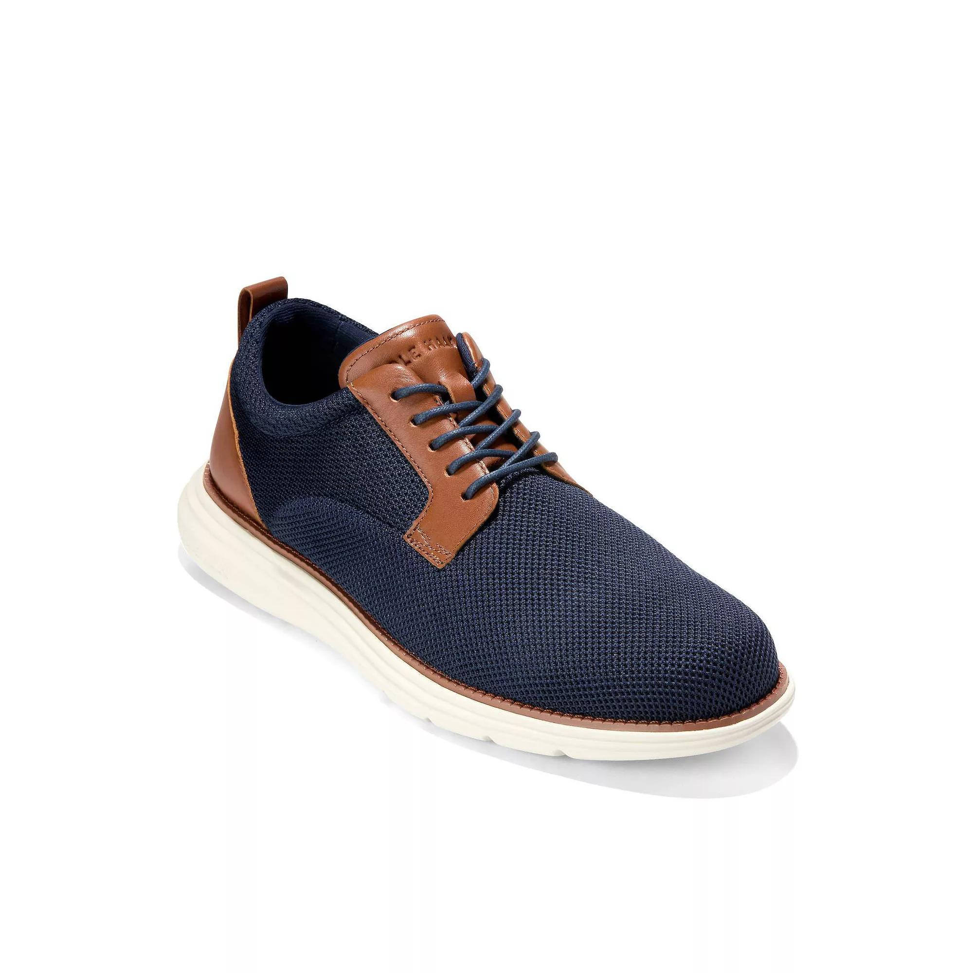 Cole Haan GRAND+ Ultra Men's Knit Oxfords, Size: 11, Marine Blue Product Image