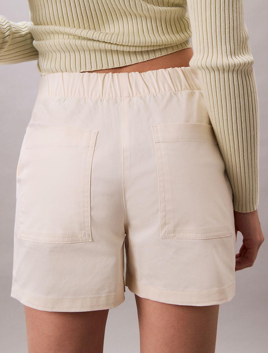 Calvin Klein Womens Cotton Sateen Short - Grey Product Image