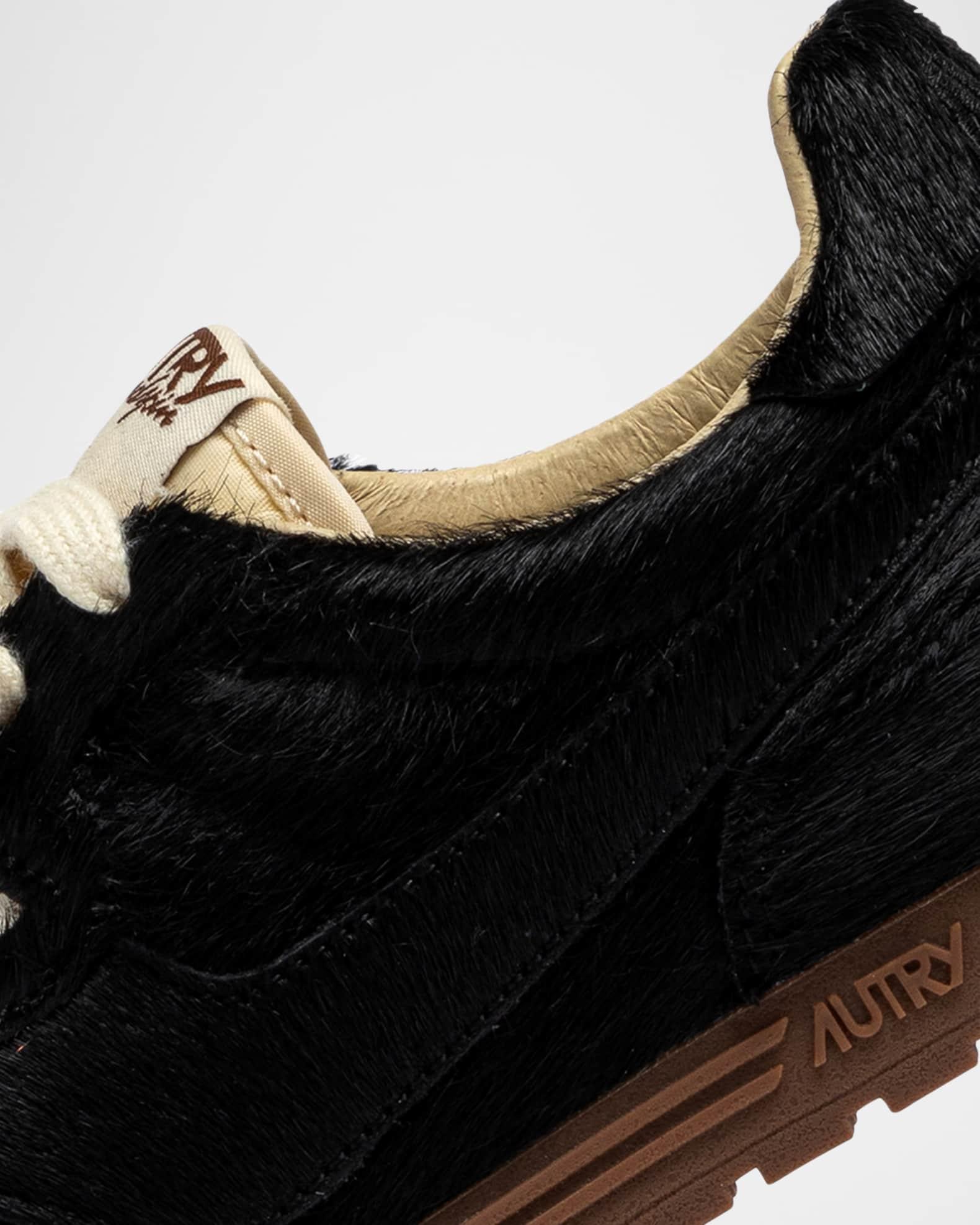 Windspin Pony Hair Retro Trainer Sneakers Product Image