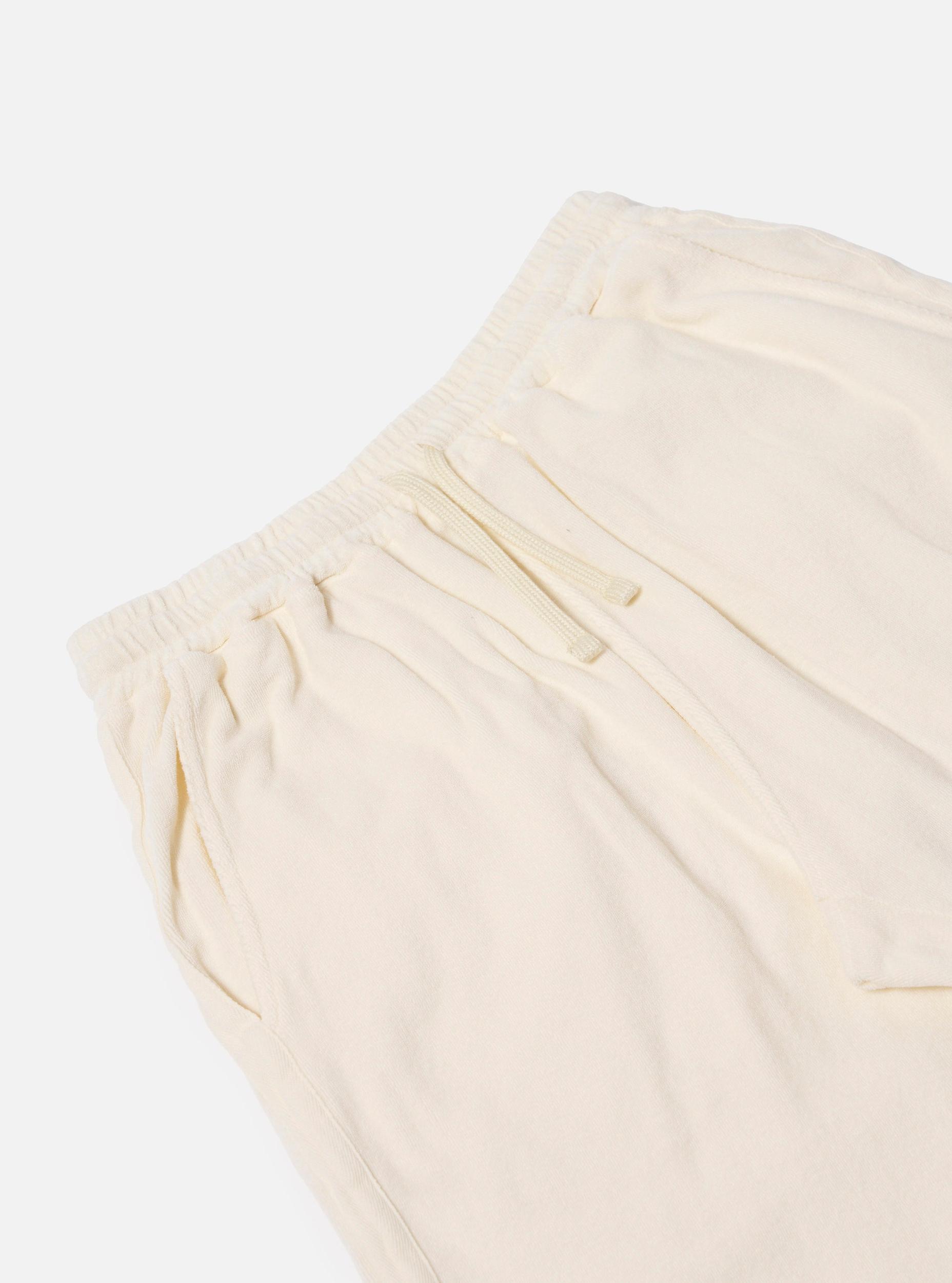 Ecru Light Weight Terry Simple Short Product Image