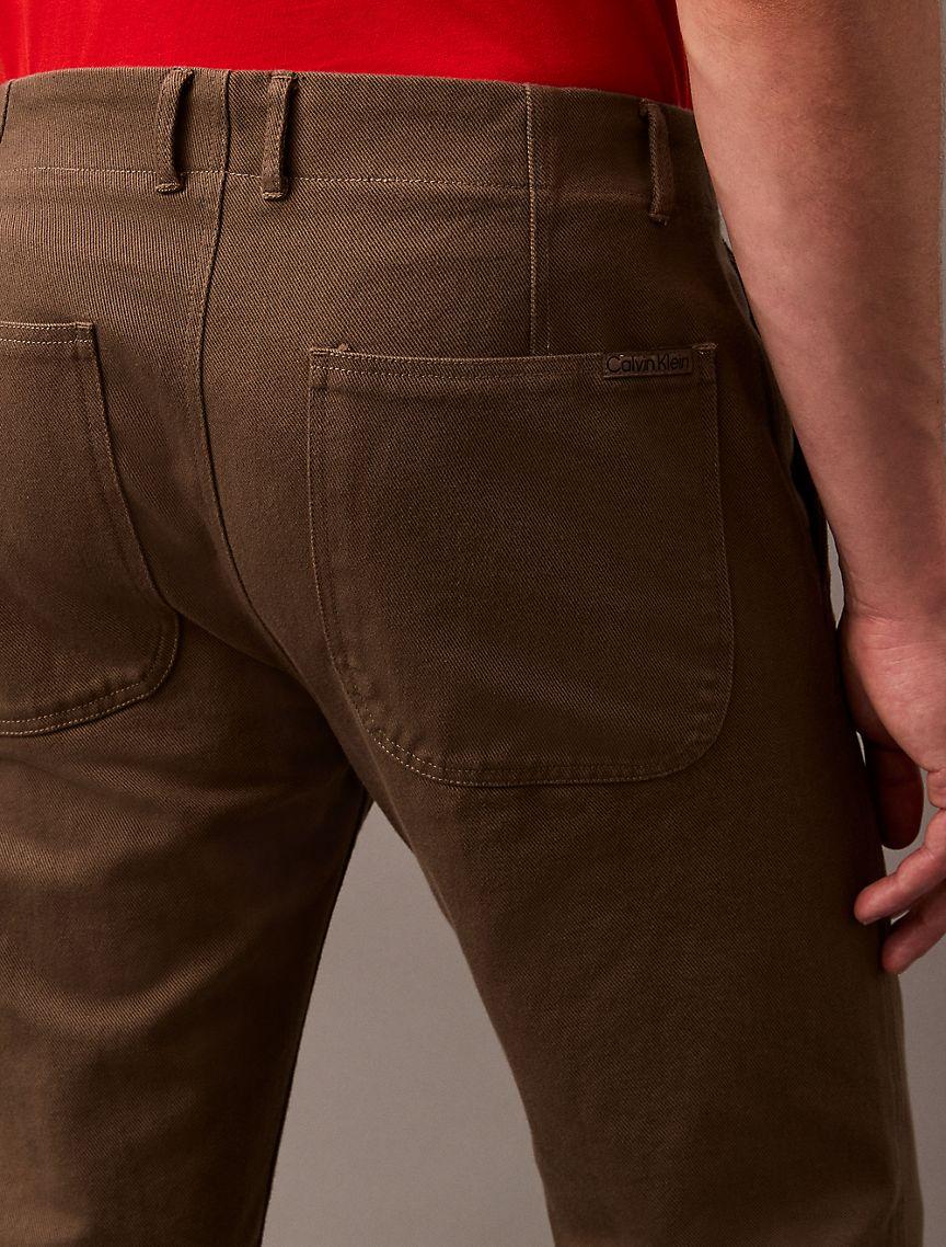 Straight Cotton Twill Pant Product Image