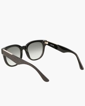 Croco Skin Oval Acetate Glasses Product Image