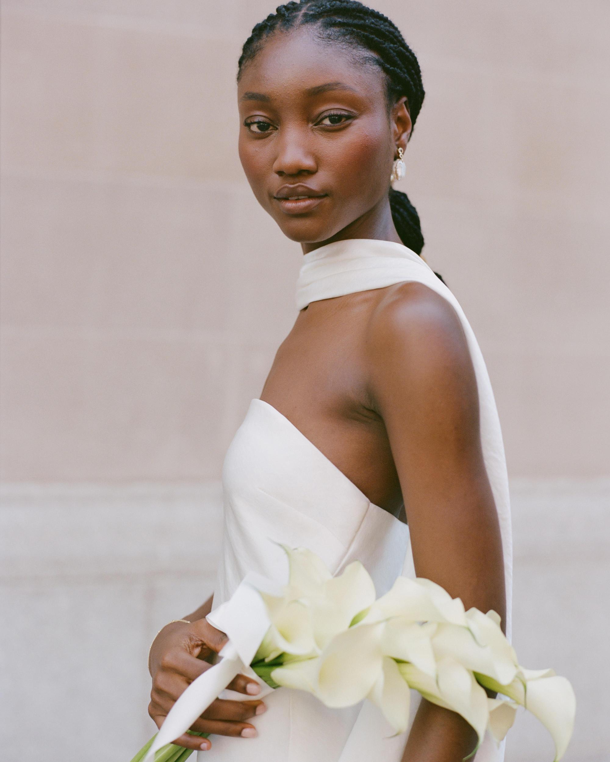 The A&F Julia Slip Strapless Scarf Maxi Dress Product Image