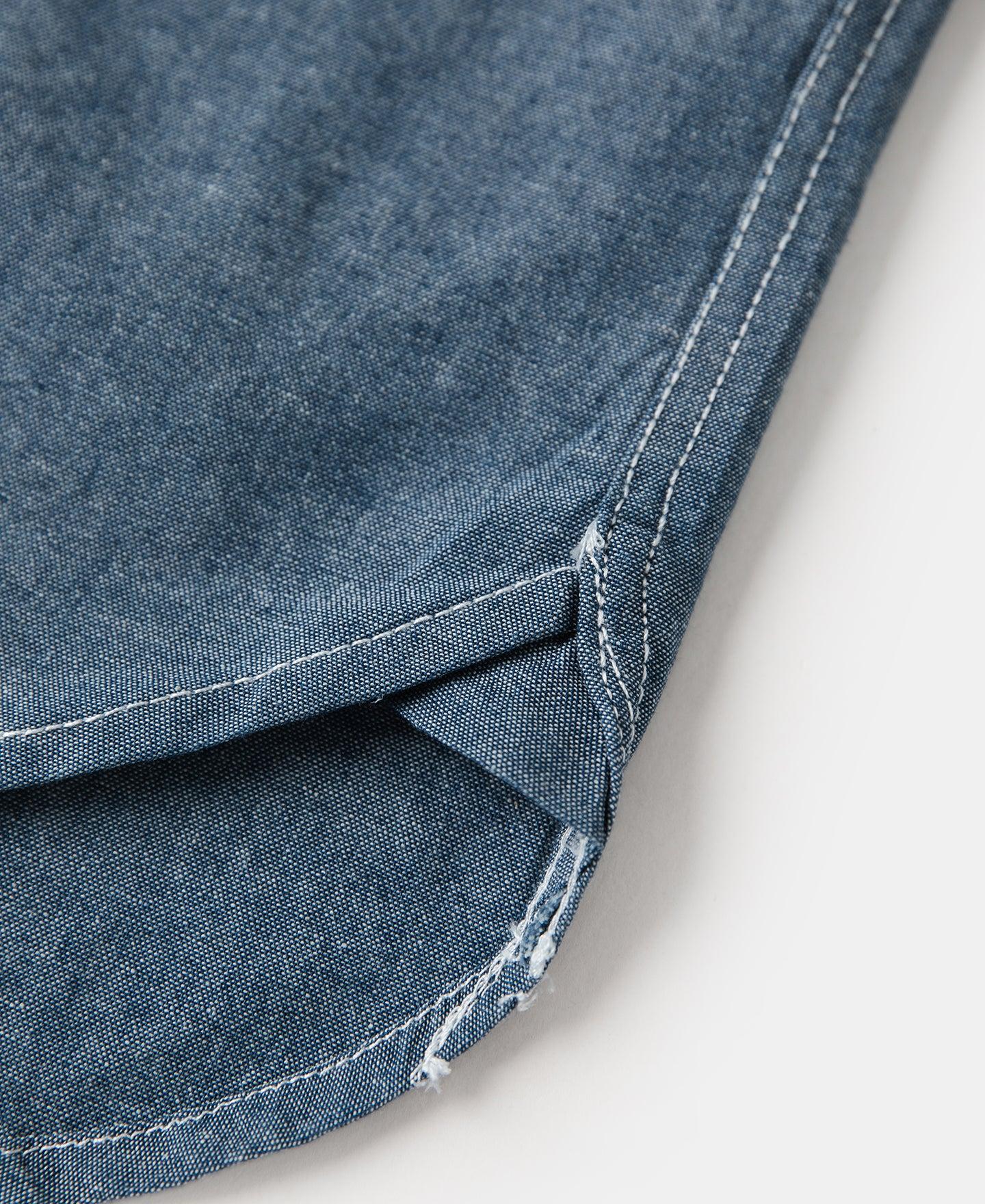 Chambray Short Sleeve Work Shirt Product Image