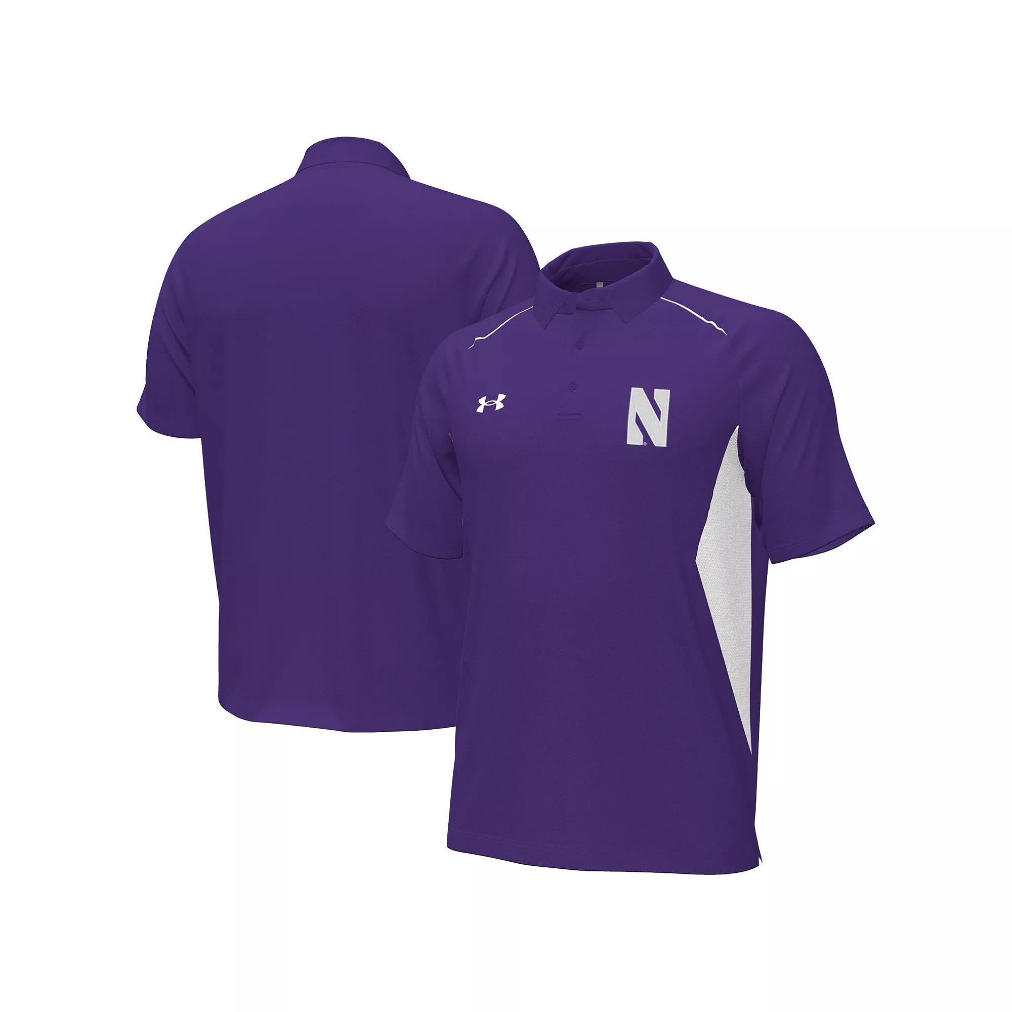 Men's Under Armour Navy Notre Dame Fighting Irish Pinnacle Performance Polo,  Product Image