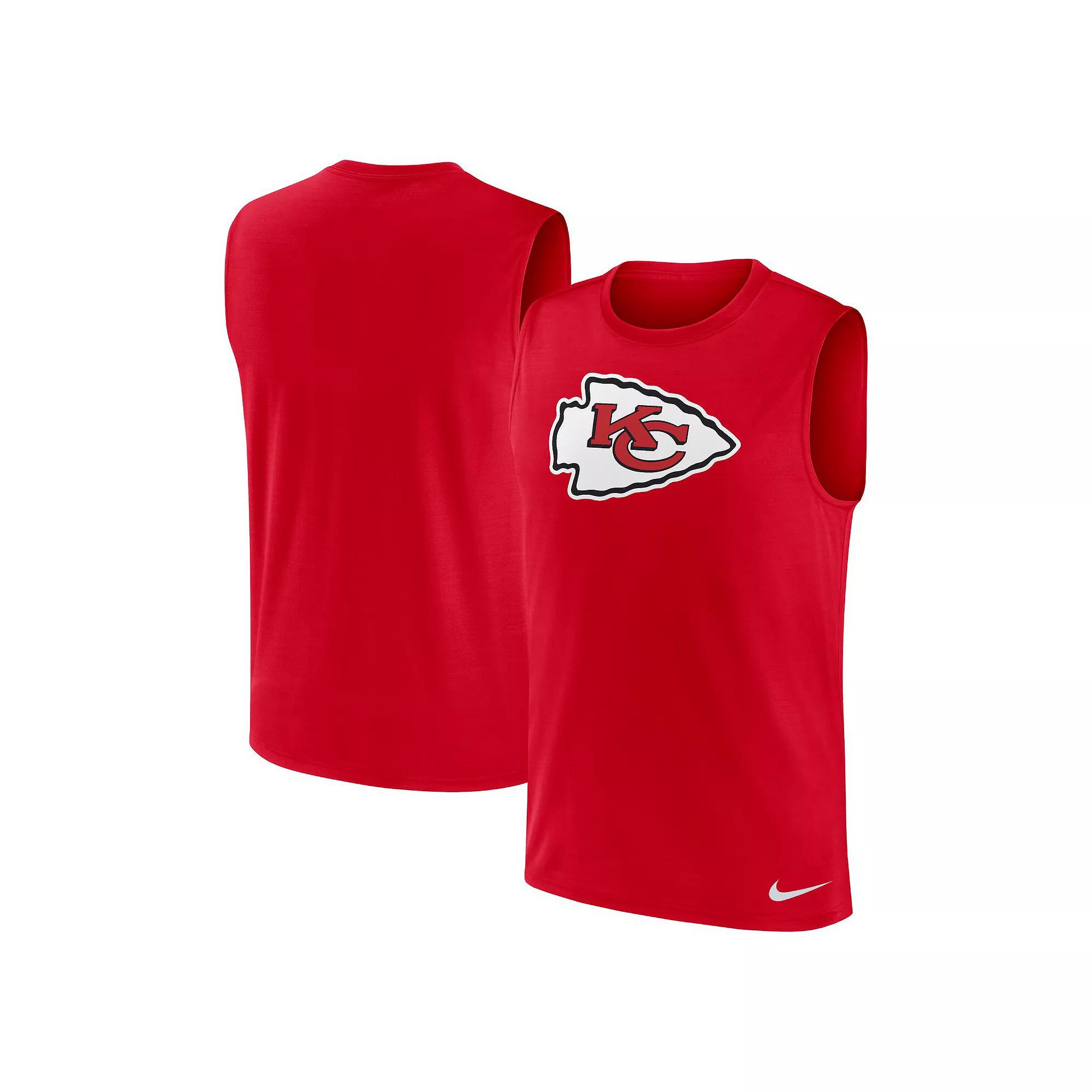 Men's Nike Red Kansas City Chiefs Blitz Legend Muscle Perform Tank Top,  Product Image