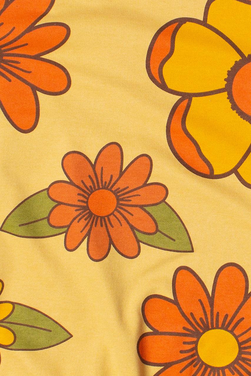 Orange Flowers Sweatshirt Product Image