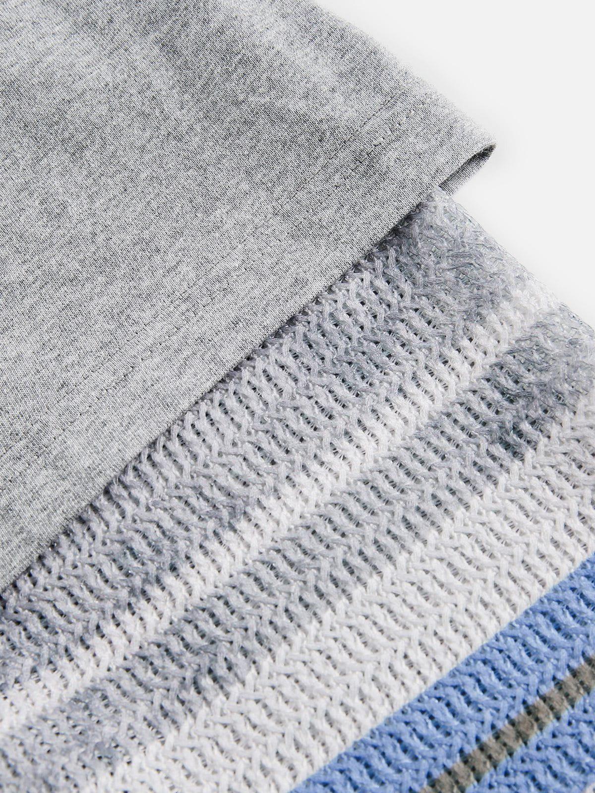 Aelfric Eden Blurring Print Two Layer Long Sleeve Tee Product Image