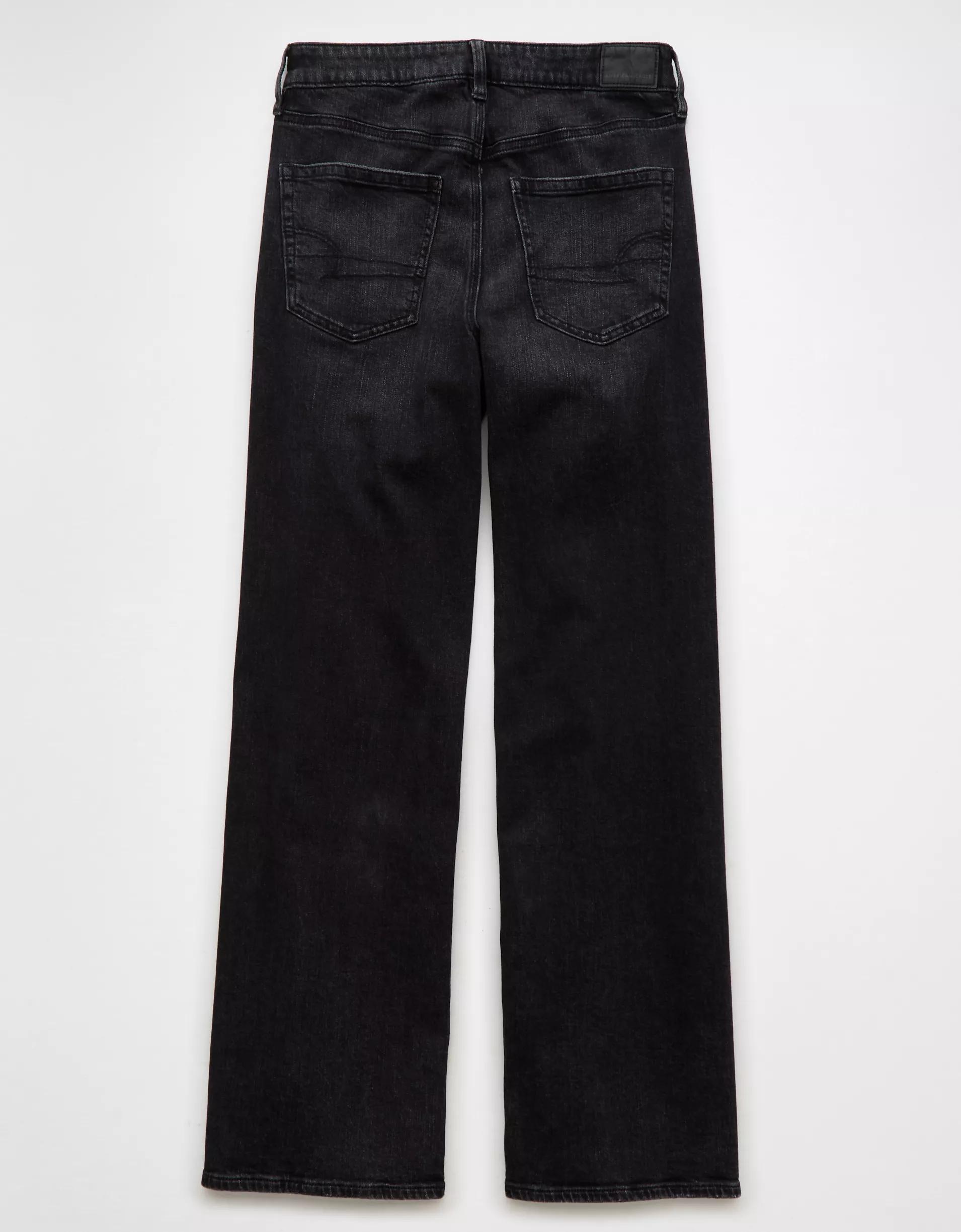 AE Strigid Super High-Waisted Ultra Wide-Leg Jean Product Image