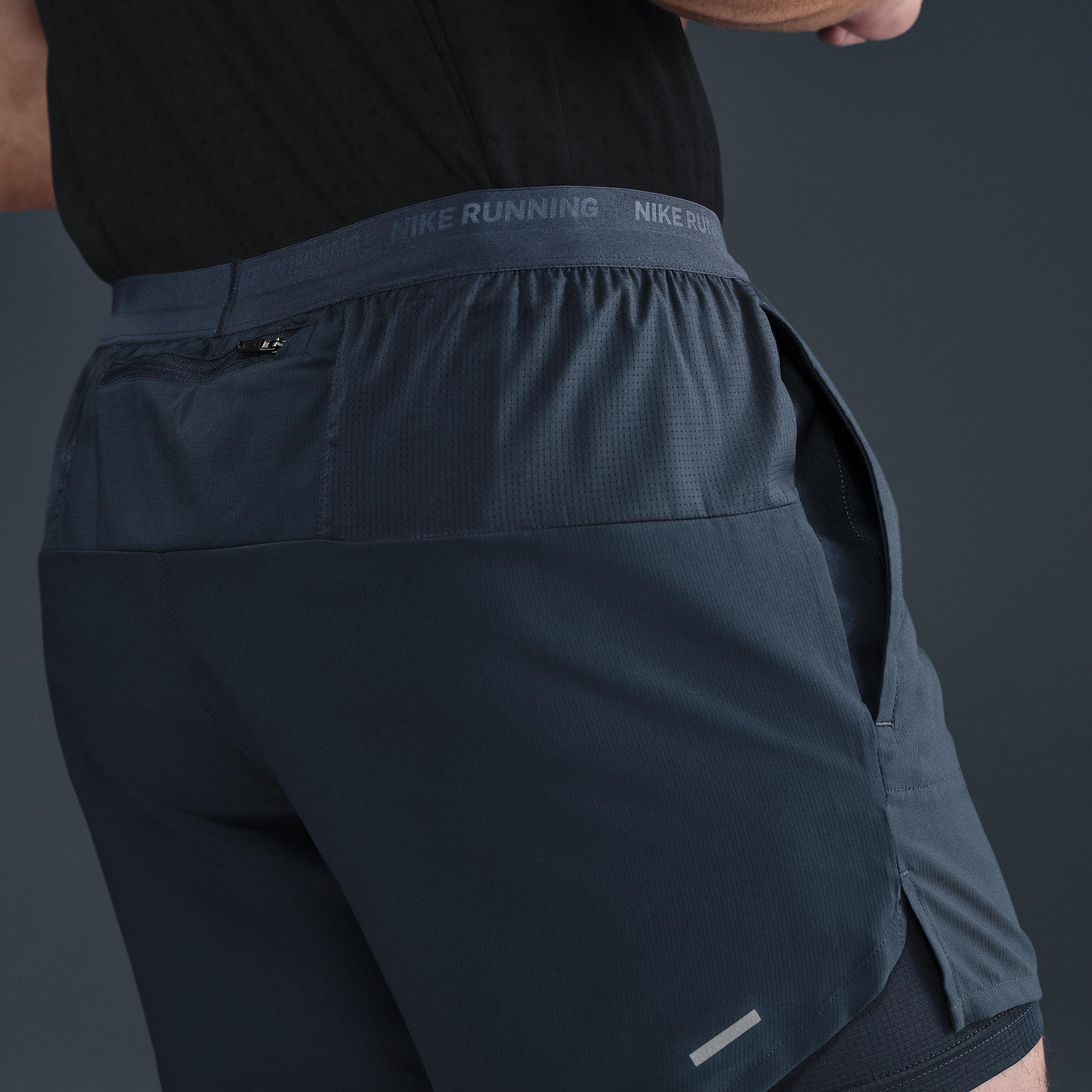 Nike Mens Stride Dri-FIT 5 2-in-1 Running Shorts | FN2992-437 Product Image