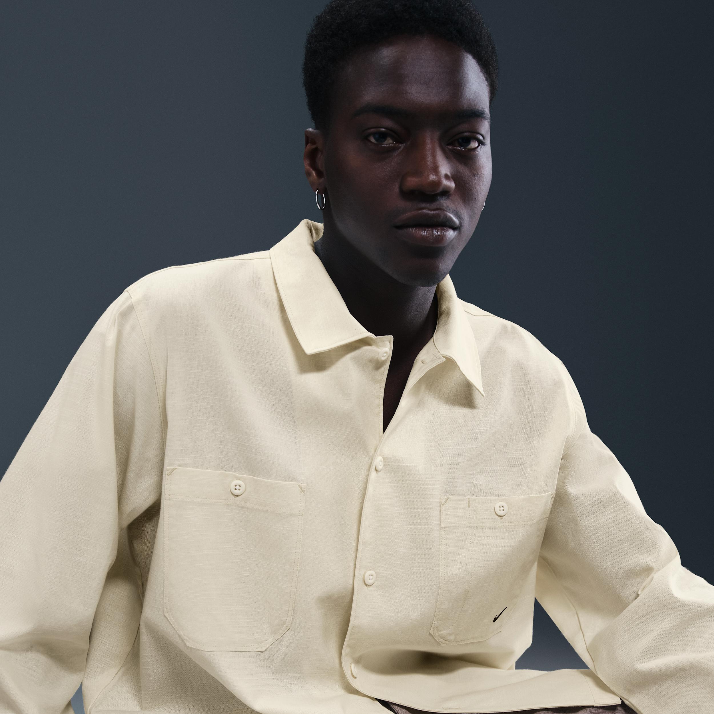 Nike Men's Life Chambray Long-Sleeve Painter's Shirt Product Image