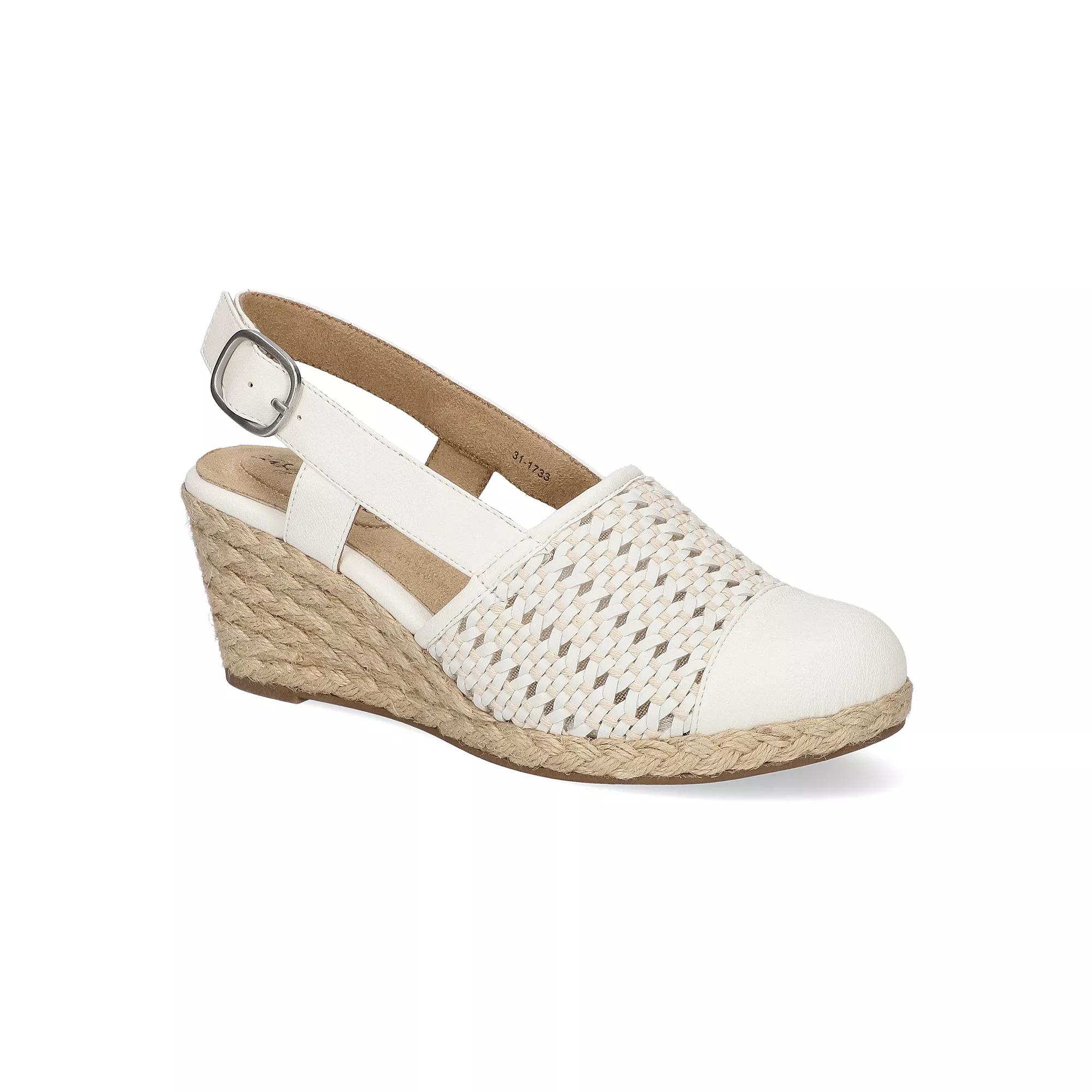 Easy Street Taffy Women's Slingback Espadrille Wedges,  Product Image
