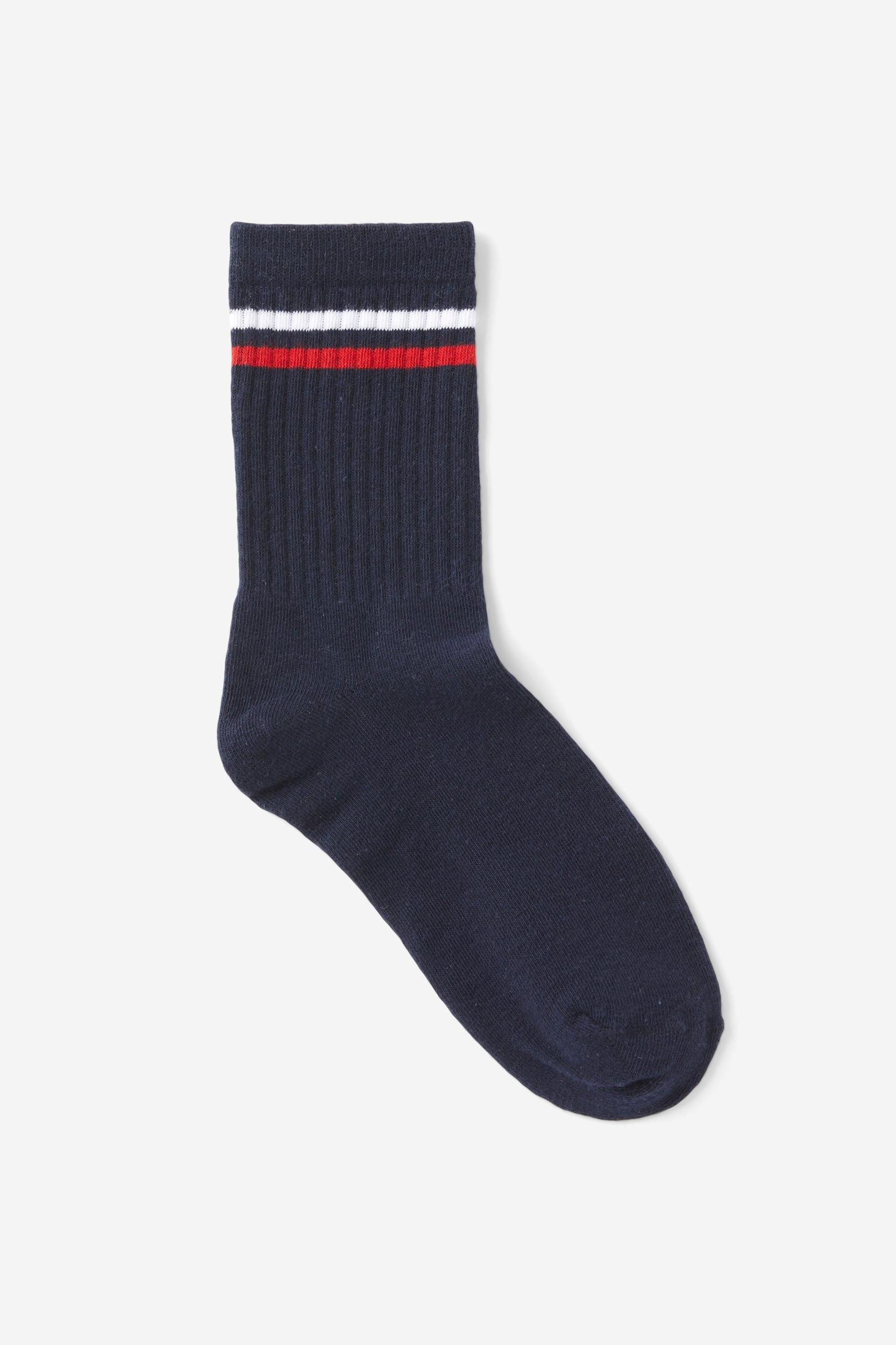 Retro Sporty Crew Sock Product Image