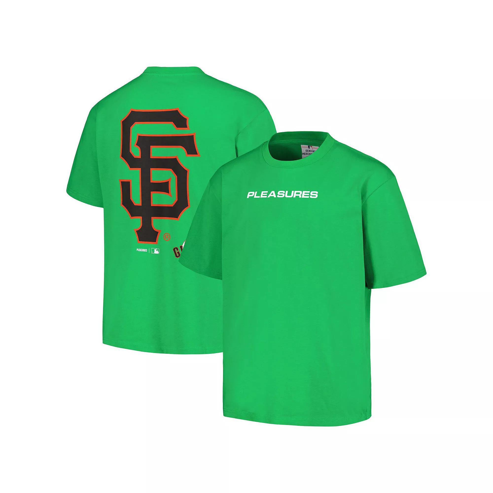 Men's PLEASURES Green San Francisco Giants Ballpark T-Shirt,  Product Image