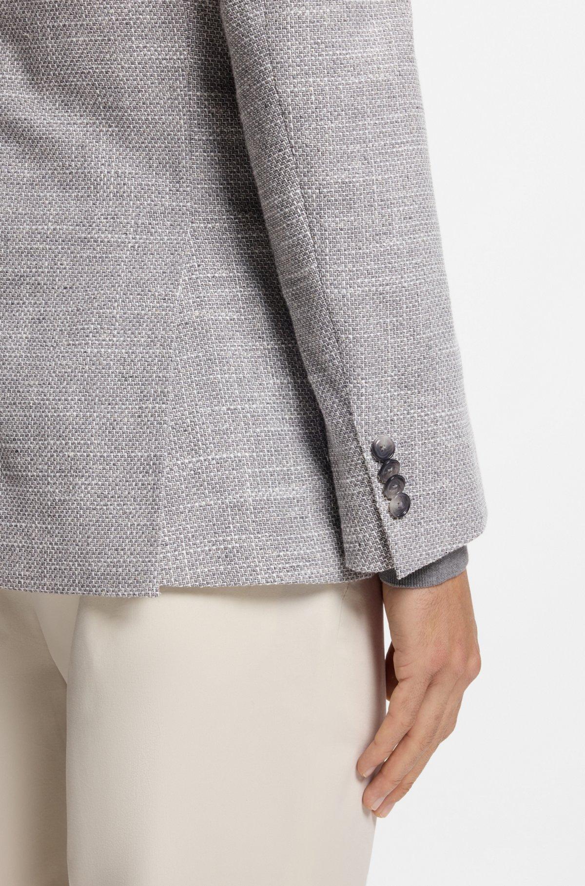 Patterned regular-fit jacket in a cotton blend Product Image