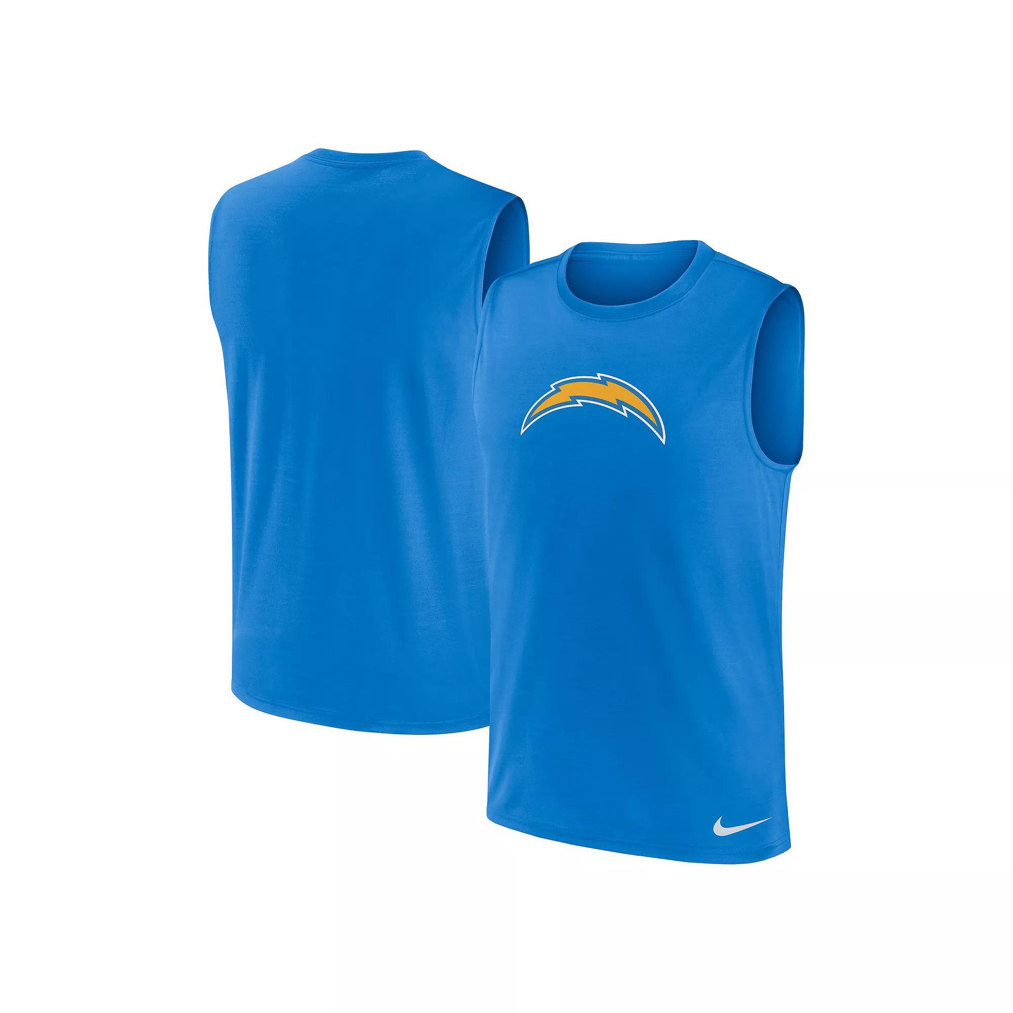 Men's Nike Powder Blue Los Angeles Chargers Blitz Legend Muscle Perform Tank Top, Size: Large, Light Product Image