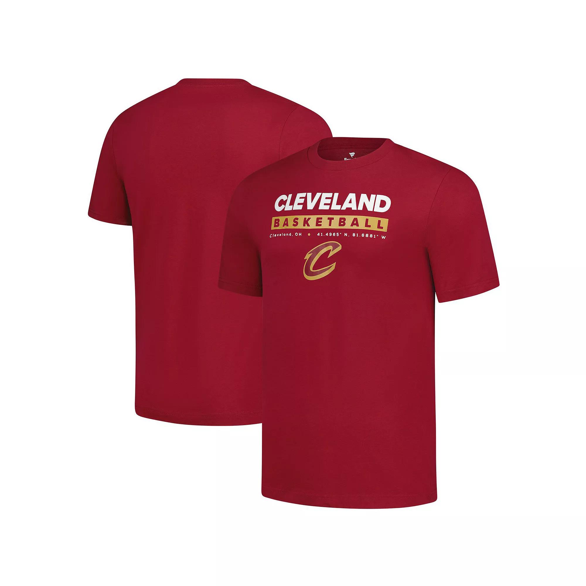 Men's Fanatics  Wine Cleveland Cavaliers Location Just Net T-Shirt, Size: 3XL, Team Product Image