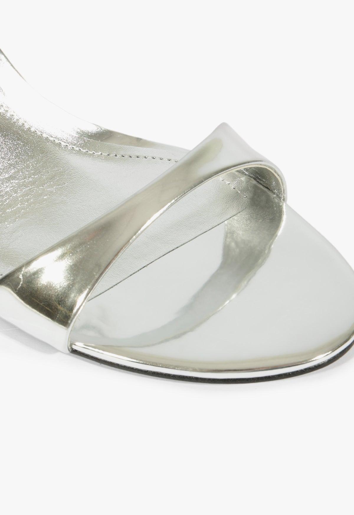 Jessica Mid Mule Metallic Sandal Product Image
