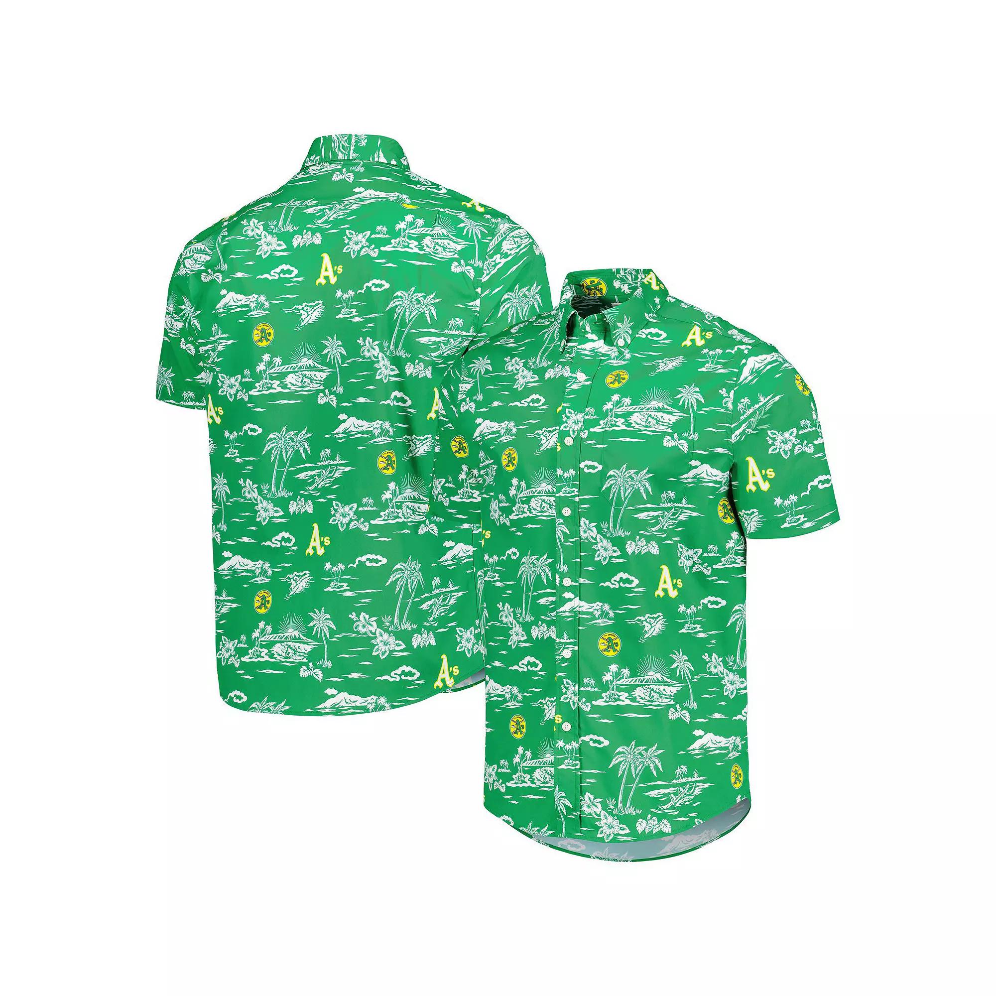 Men's Reyn Spooner Green Oakland Athletics Kekai Button-Down Shirt, Size: 2XL Product Image