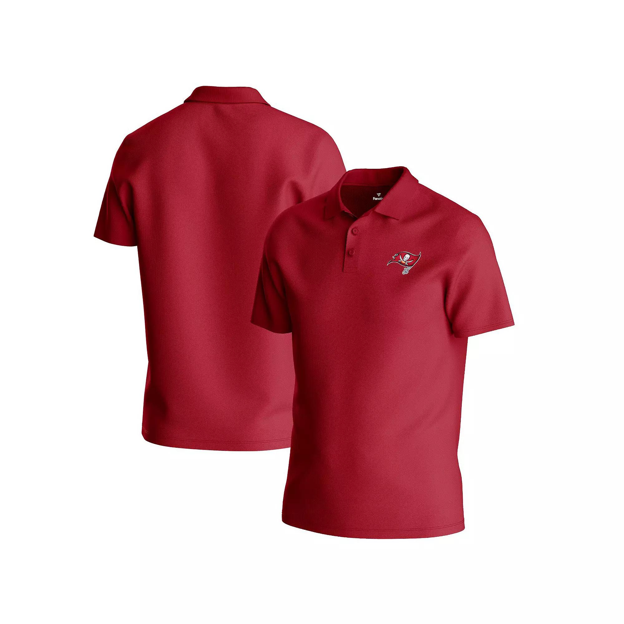 Men's Red Tampa Bay Buccaneers Big & Tall Birdseye Polo, Size: 3XLT Product Image