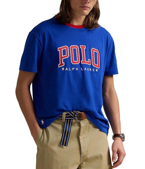 Polo Ralph Lauren Classic Fit Letterman-Logo Short Sleeve T-Shirt Product Image