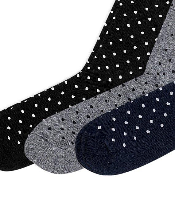 Polo Ralph Lauren Classic Dot Dress Socks 3-Pack Product Image