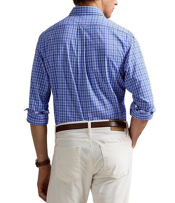 Polo Ralph Lauren Classic Fit Performance Stretch Plaid Twill Long Sleeve Woven Shirt Product Image