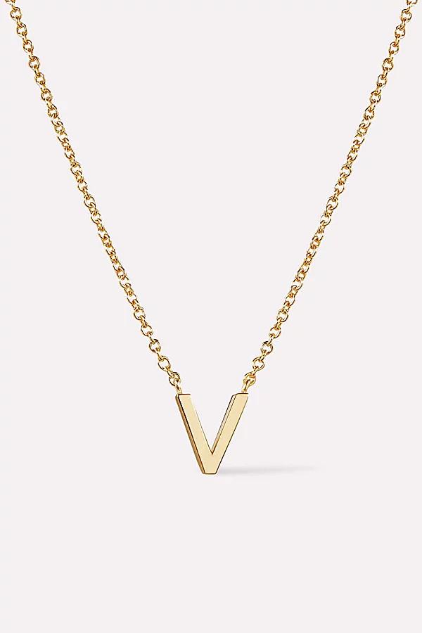 Ana Luisa Gold Letter Initial Necklace, Womens at Urban Outfitters Product Image