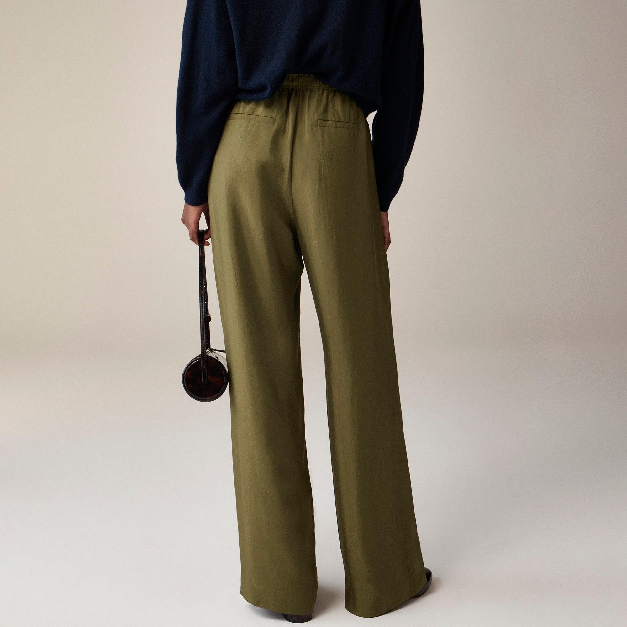 Stratus pant in textured satin Product Image