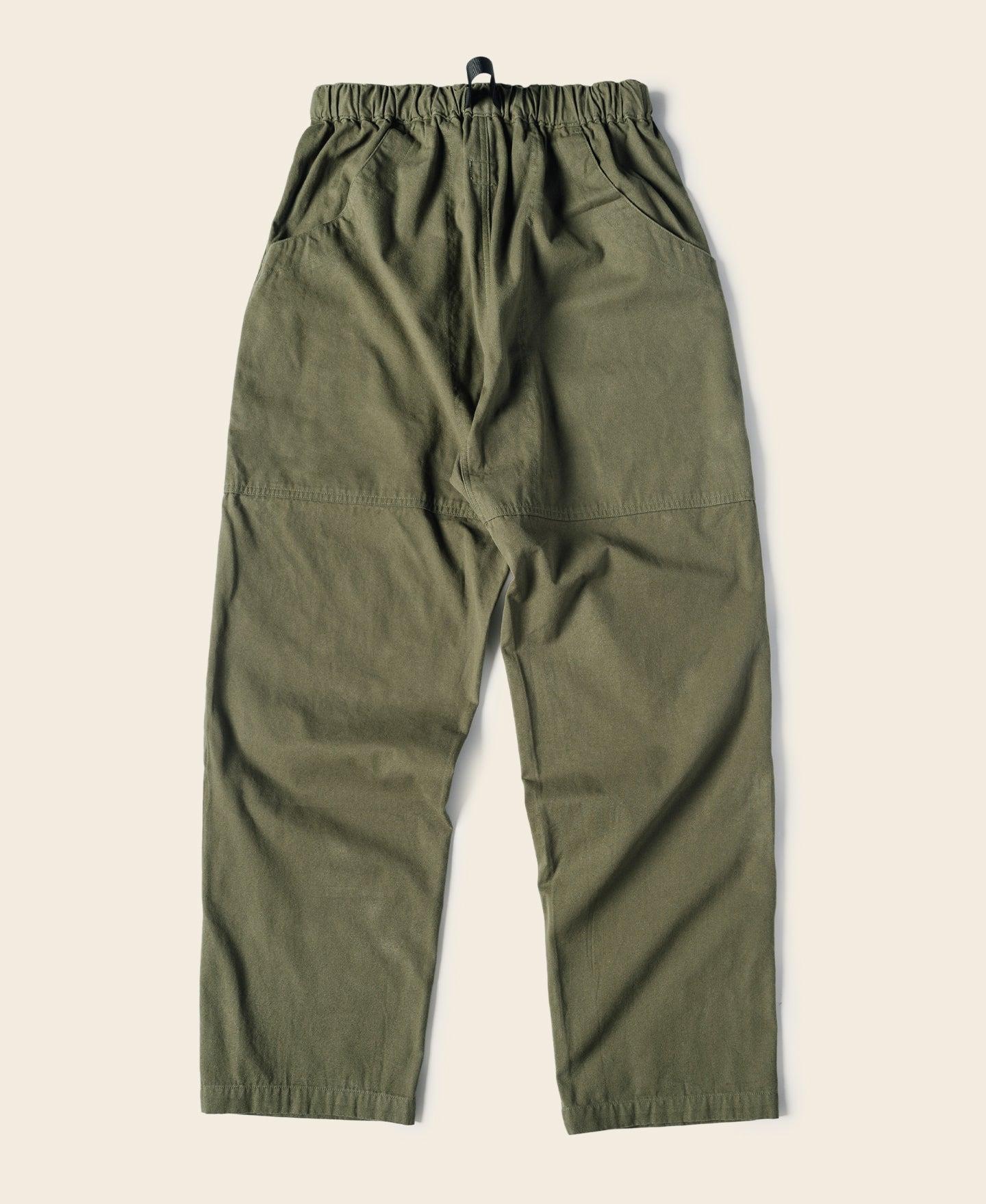 10 oz Cotton Canvas Climbing Pants - Olive Product Image
