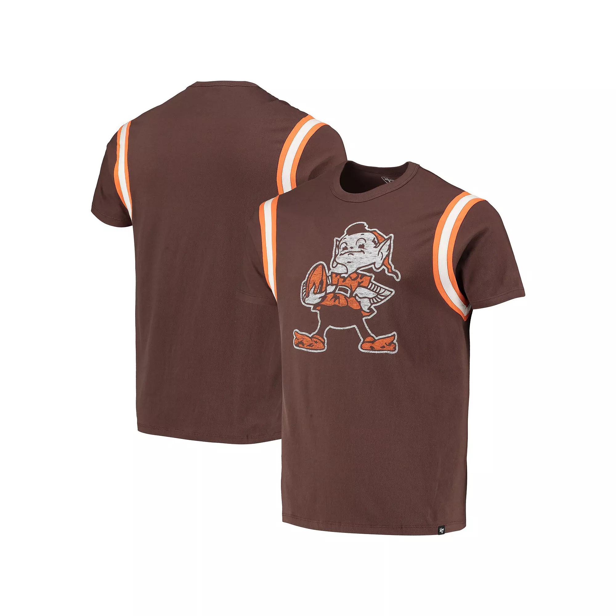 Men's '47 Brown Cleveland Browns Premier Point T-Shirt,  Product Image