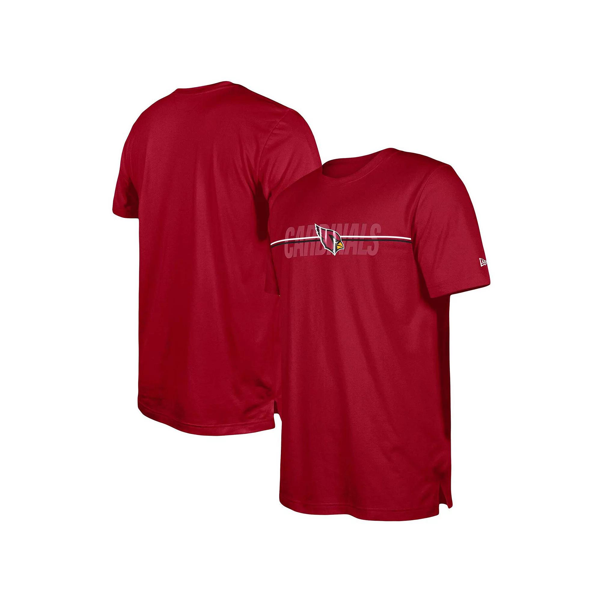 Men's New Era  Cardinal Arizona Cardinals 2023 NFL Training Camp T-Shirt, Size: Small, Red Product Image