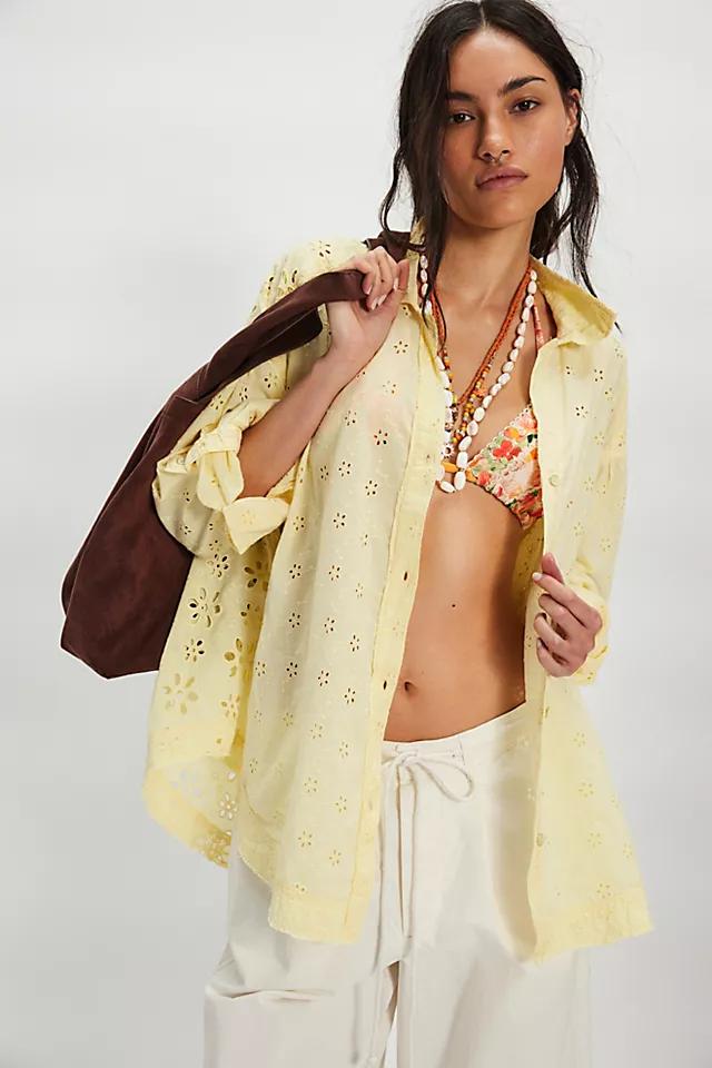 We The Free Mae Washed Eyelet Shirt Product Image