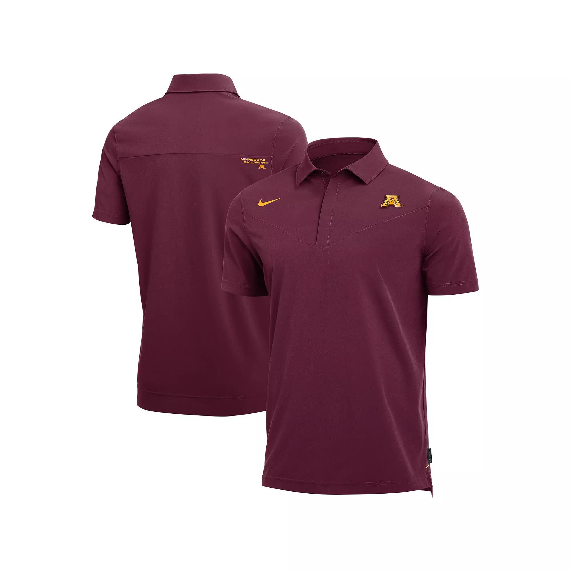 Men's Nike Maroon Minnesota Golden Gophers 2021 Coaches Performance Polo, Size: Small, Red Product Image