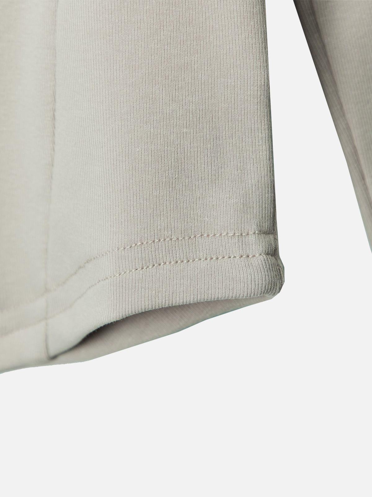 Embroidery Color Blocking Hoodie Female Product Image