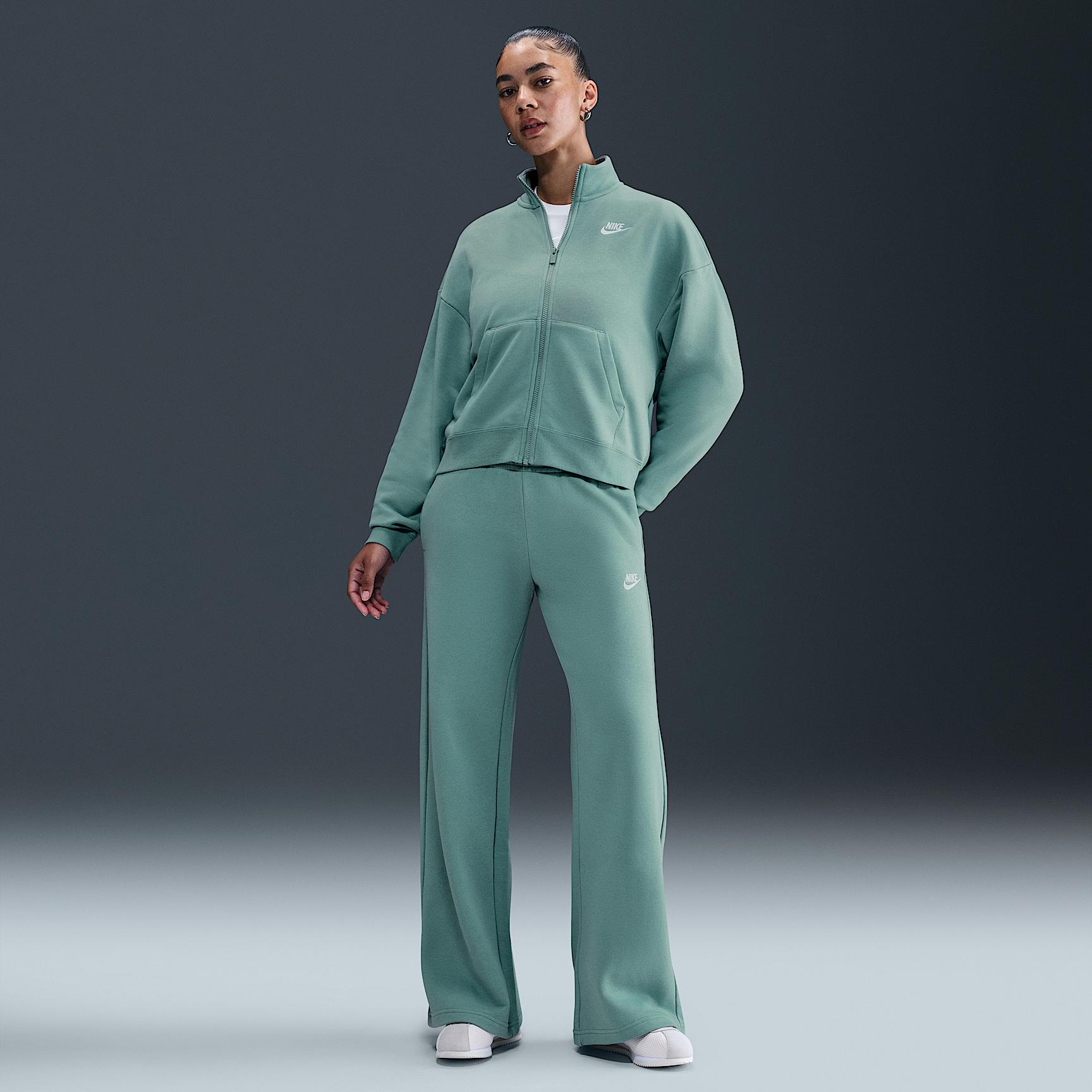 Women's Nike Sportswear Club Fleece Mid-Rise Wide-Leg Sweatpants Product Image