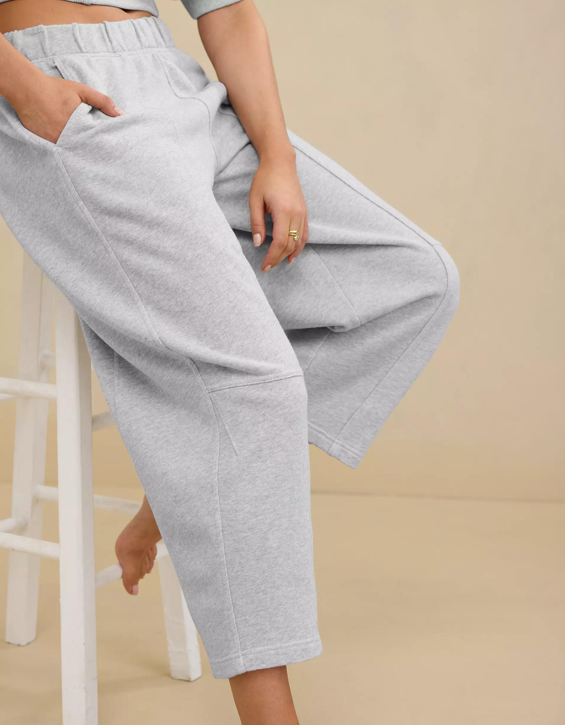 Aerie Seams Right Barrel Leg Sweatpant Product Image