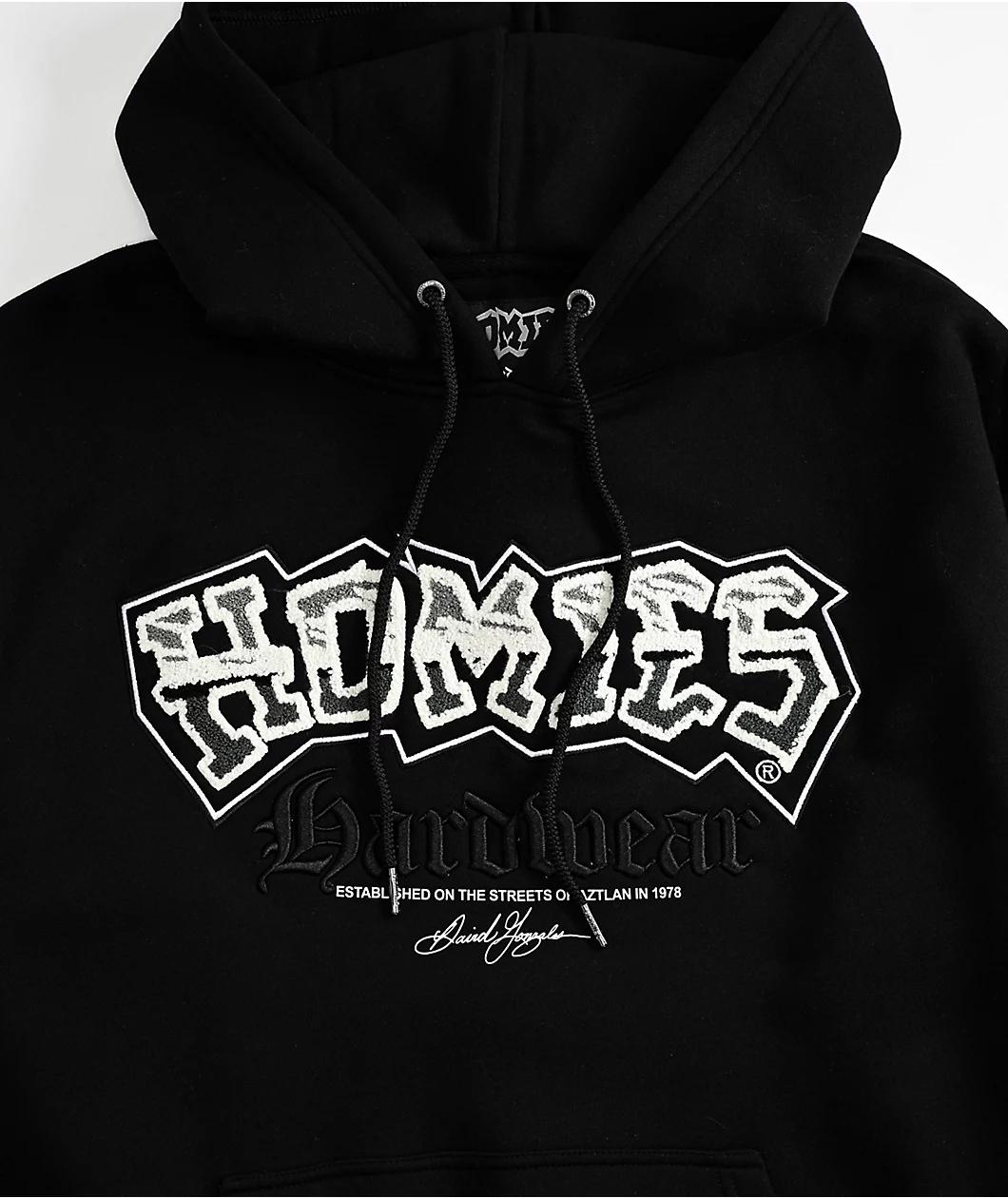 DGA Homies Patch Black Hoodie Product Image