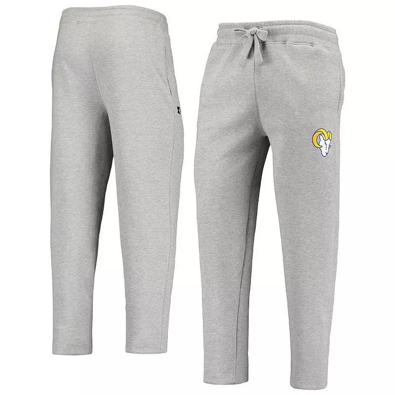 Men's Gray Los Angeles Rams Starter Option Run Sweatpants,  Product Image
