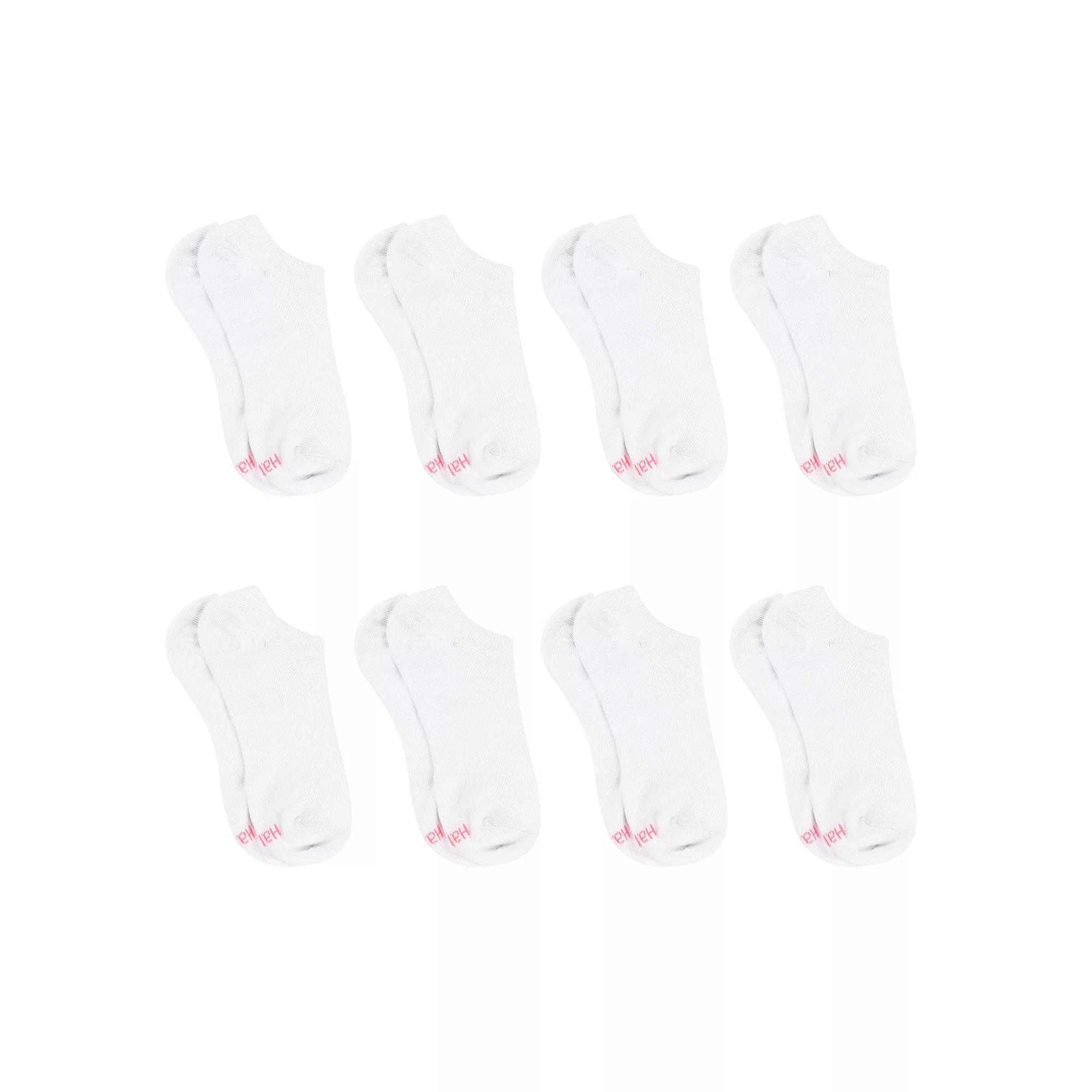 Women's Hanes® 8 Pairs Ultimate Moisture Wicking No Show Socks - HWUBS8,  Product Image