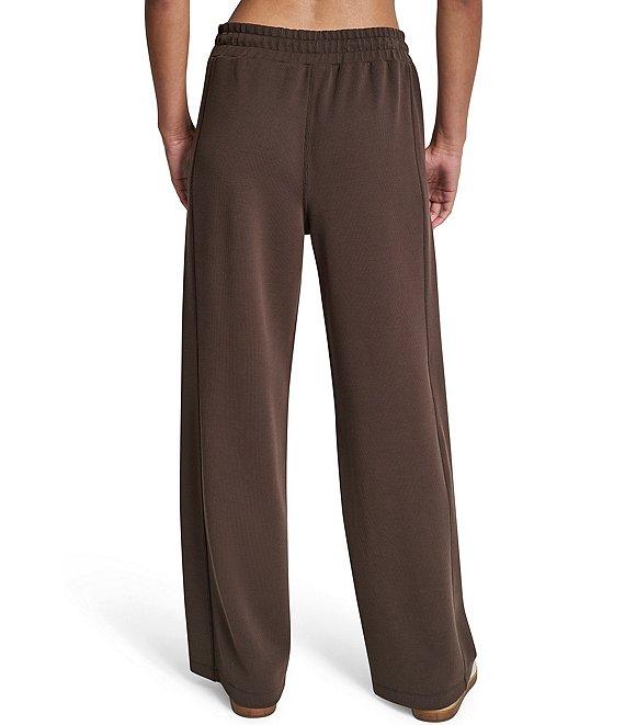 DKNY Sport by Donna Karen Coordinating Highline Ribbed High Waist Wide Leg Pants Product Image