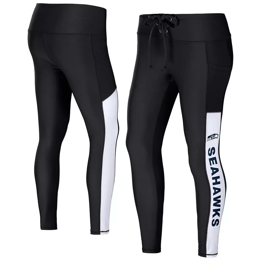 Women's WEAR by Erin Andrews Black Seattle Seahawks Leggings,  Product Image
