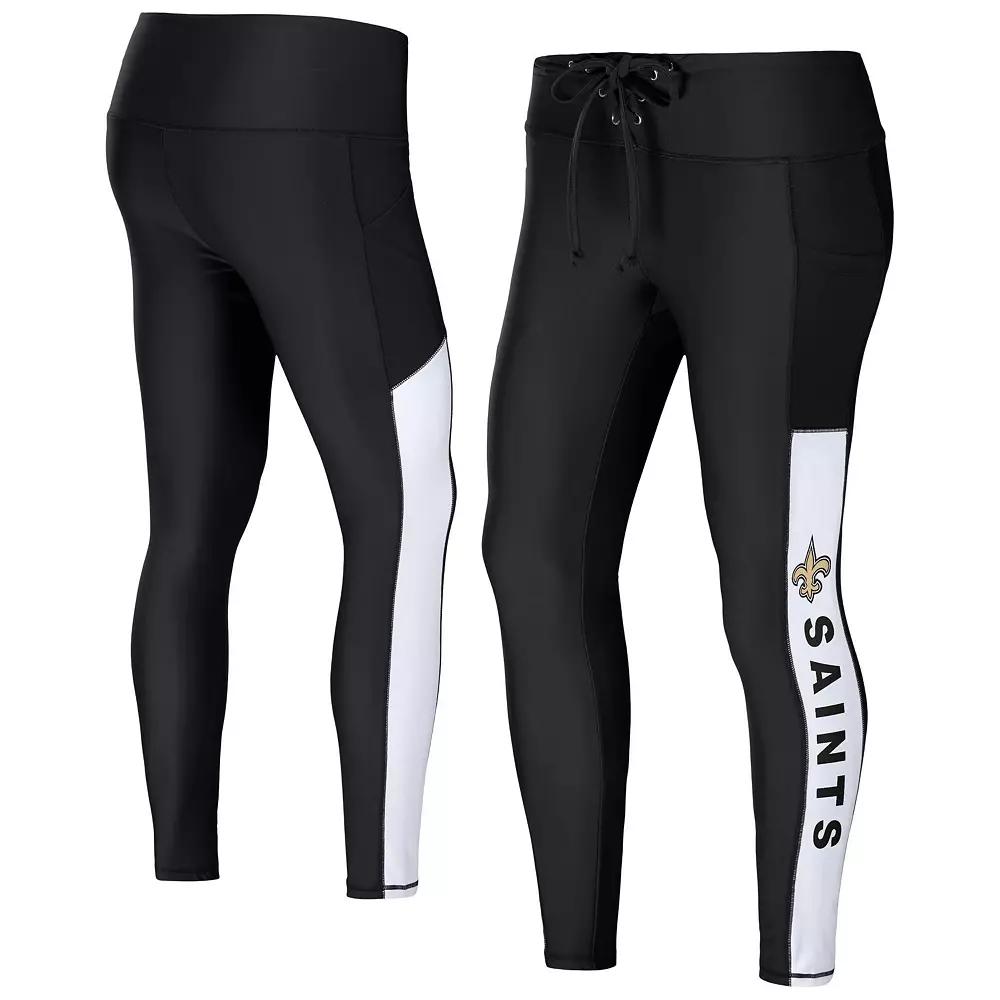 Women's WEAR by Erin Andrews Black New Orleans Saints Leggings,  Product Image
