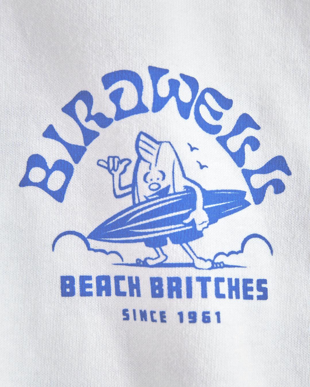 Surfin' Birdie T-Shirt - White/Blue Product Image