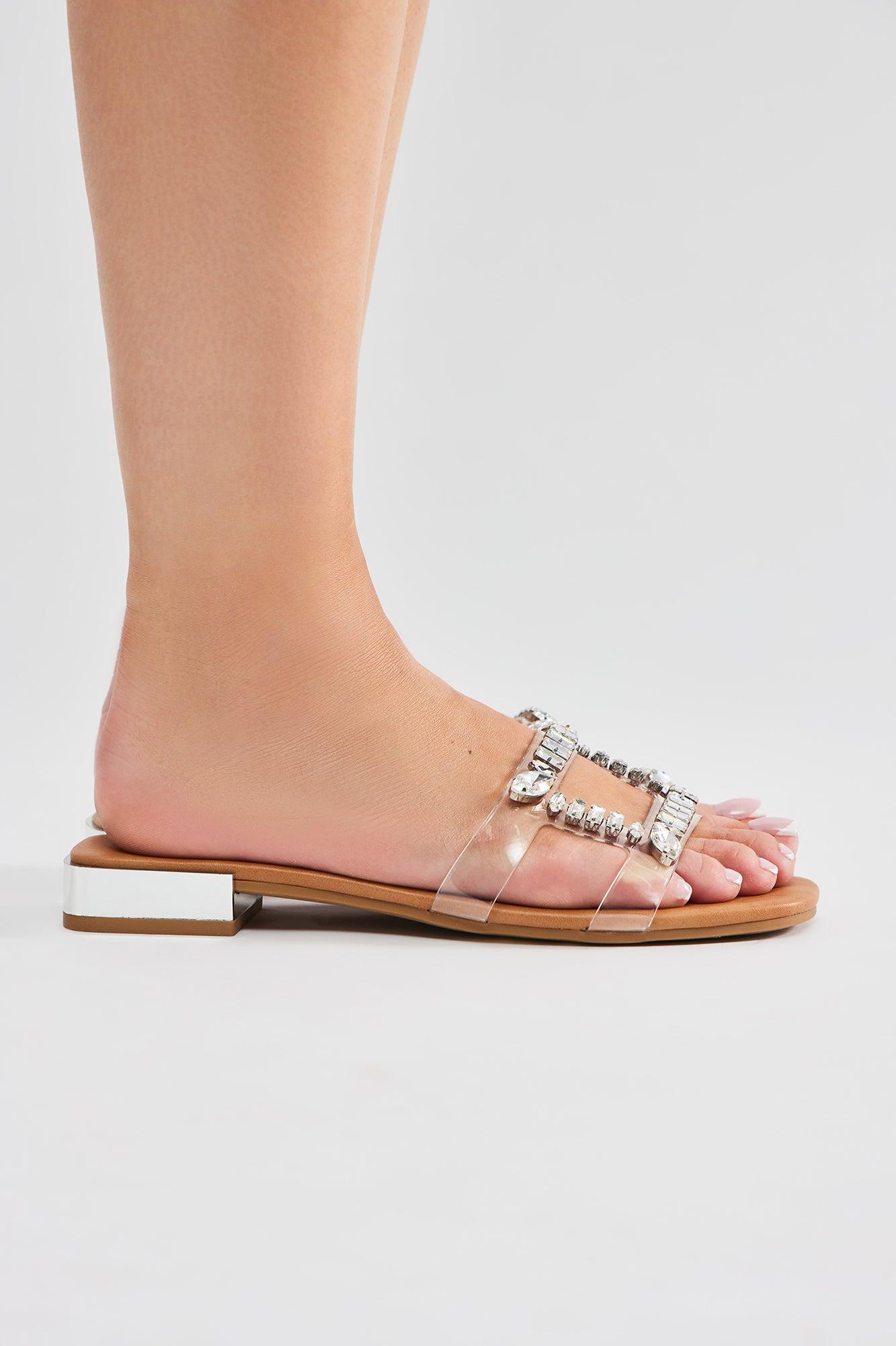 Flora Sandals - Silver Product Image