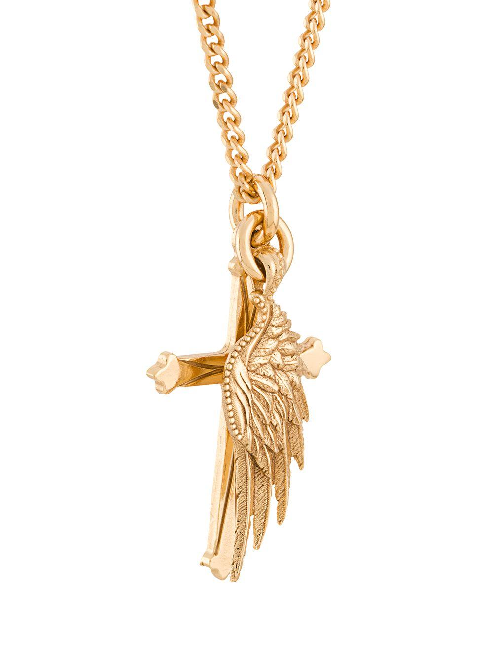 wing & cross pendant Product Image